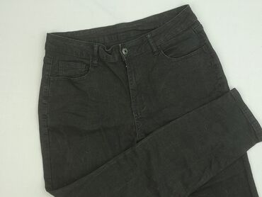 czarne legginsy z wysokim stanem push up: Джинси жіночі, розмір L