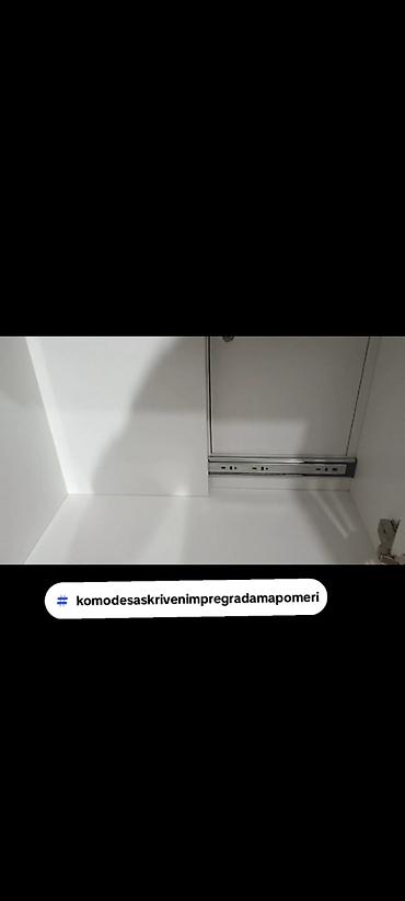 Komode: Komoda sa skrivenim pregradama Se izradjuje u Univera debljine 18mm — 9