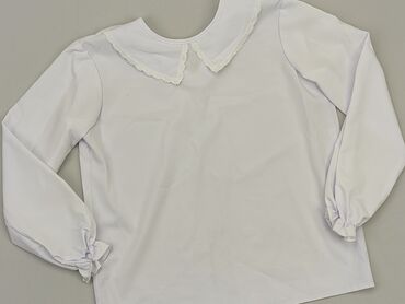 błękitna elegancka bluzka: Blouse, 11 years, 140-146 cm, condition - Very good