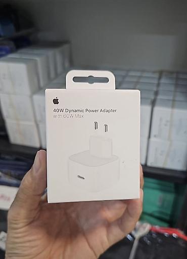 by telecom: Apple 40W Dynamic Power Adapter with 60W Max USB‑C enerji adapteri — 1
