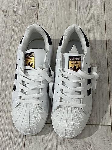 adidas super star: Мужские кроссовки, 38, Adidas, Новый, цвет - Белый — 4