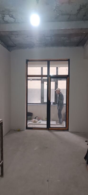 координационная лестница: Балкон эшик, Алюминий, 265 * x 165 см, Орнотуусуз, Өзү алып кетүү, Колдонулган