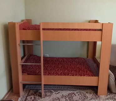отдам мебель: Двухъярусная кровать, Для девочки, Для мальчика, Б/у