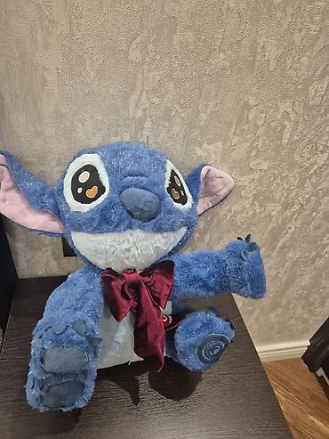 Stitch temalı böyük plyuş oyuncaq - Material: yumşaq, tüklü plyuş