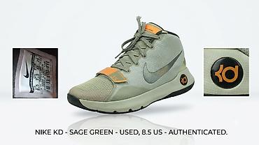 kyrie 7: Nike KD, баскетбольные кроссовки, 100% original. цвет Olive Grey / — 2