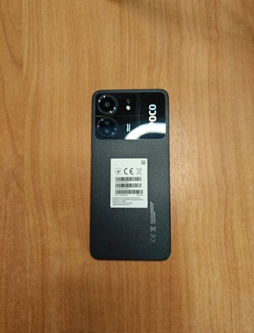 телефон баткен: Poco C65, Колдонулган, 128 ГБ, түсү - Кара, 2 SIM