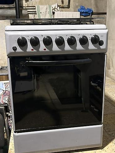 pelet sobası: Qaz-elektrik kombi soba - 4 gözlü plita: 3 qaz ocağı + 1 elektrikli — 1