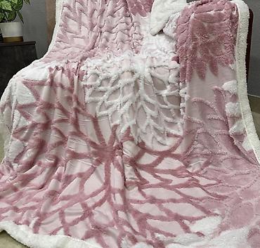 Одеяла и пледы: Плед, Китай, Новый, Шерсть, Все сезоны, Двусторонний, Плюшевый — 51