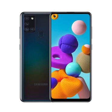 samsung a10 s kabrolari: Samsung Galaxy A21S, 32 ГБ, цвет - Синий, Отпечаток пальца