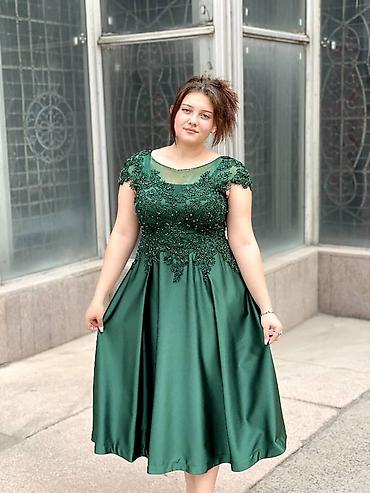 свадебные платья бишкек прокат: Вечернее платье, Коктейльное, 52 (XL), Рукава: Без рукавов, С корсетом — 1