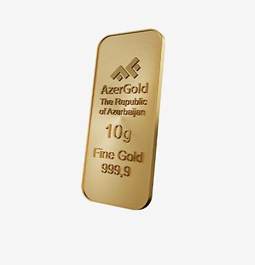 kulcə: AzerGold qızıl külçəsi – 10 qram - Marka: AzerGold (The Republic of — 1