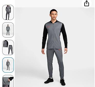 одежда спортивная: Мужской спортивный костюм, L, Nike, Новый, цвет - Серый, Самовывоз — 1