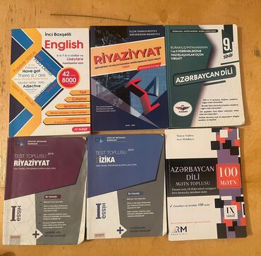 riyaziyyat test toplu pdf: Test kitablari biri 4manat
Riyaziyyat ve Engilis toplusu biri 8manat