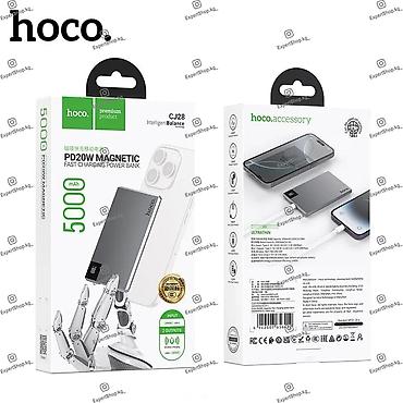 type c: Магнитный ультратонкий повербанк Hoco CJ28 5000 mAh — компактный — 9