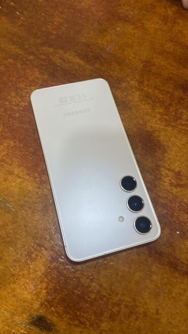 Samsung: Samsung Galaxy S24, 128 GB, rəng - Ağ, Barmaq izi