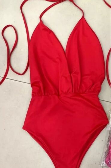 calvin klein kupaci jednodelni: 2XL (EU 44), Lycra, Single-colored, color - Red