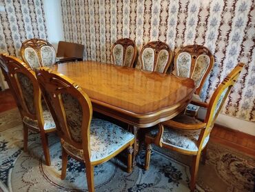 Masa və oturacaq dəstləri: Qonaq otağı üçün, Açılan, Oval masa