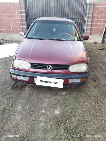 Volkswagen: Volkswagen Golf: 1994 г., 1.8 л, Механика, Бензин, Хэтчбэк