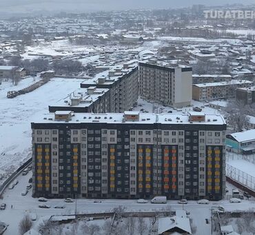 пишпек район: 1 бөлмө, 41 кв. м, Элитка, 9 кабат, ПСО (өзү оңдоп түзөтүп бүтүү үчүн)