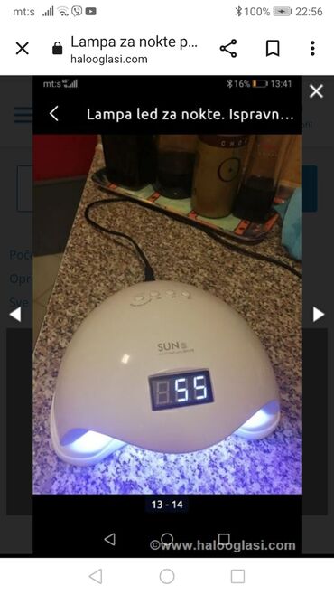 UV i LED lampe za nokte: Lampa led za nokte na dide lepa očuvana kao nova 
 Mirjevo — 13