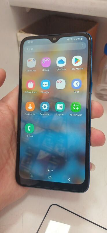 samsung garnd 2: Samsung A10s, 32 GB, rəng - Göy, Barmaq izi