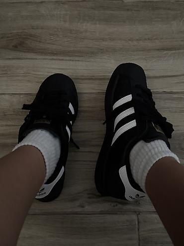 superstar: Мужские кроссовки, 39.5, 40, Adidas Originals, Новый, цвет - Черный, Самовывоз, Бесплатная доставка — 1