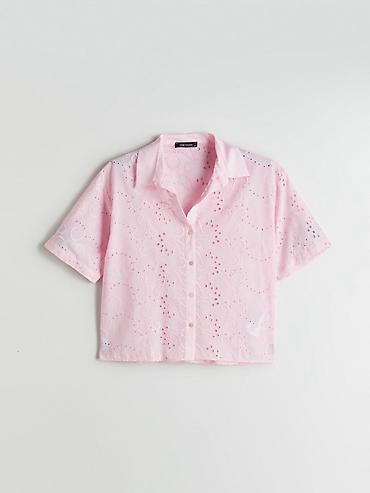 ls waikiki: Блузка, Классическая модель, Хлопок, Укороченная модель — 9
