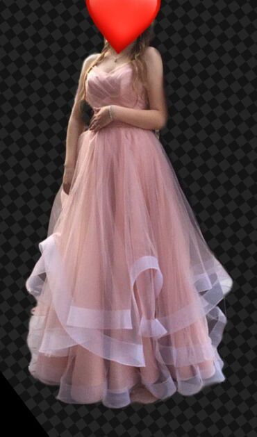 женская платье 42 44 размер: Вечернее платье, Длинная модель, XL (EU 42)