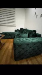 Ugaone garniture: Ugaona garnitura sa ležajem i tabure-otomanskim delom. - Dimenzije — 2