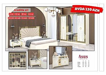 avanqart: 2 təknəfərlik çarpayı, 2 tumba, Dolab, Termo, Azərbaycan, Yeni — 2