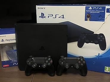 nintendo controller: Sony PlayStation 4 PS4 Slim 1 ТБ. 2 оригинальных DualShock 4 — 1