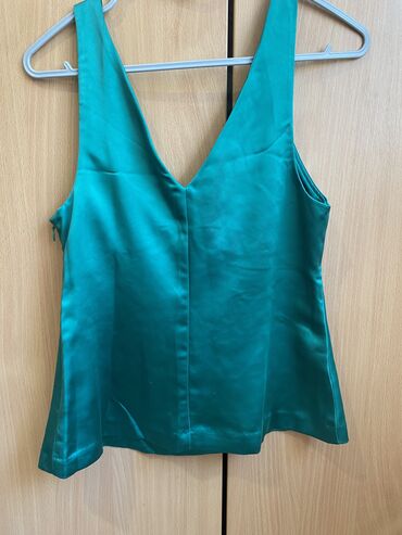 h m sljokicaste haljine: S (EU 36), M (EU 38), Single-colored, color - Turquoise