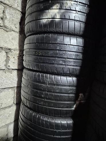 Təkərlər: 285/30/R20 və 255/35/R20 Bridgestone şinləri Təkərlər demək olar ki — 2