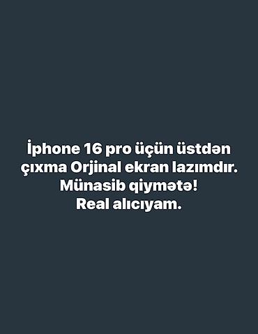 attack shark x11: İphone 16 Pro üçün üstdən çıxma orijinal ekran axtarıram. Yalnız — 1