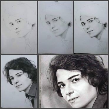 Sifarişlə əl işləri: Rəsm əsərlərinin sifarişi Portretlər Azərbaycan Respublikası Rəssamlar — 4