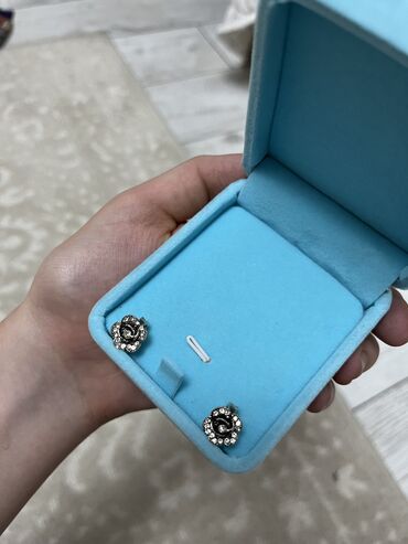 мужская серебро: Серебряные серьги 
500 сом