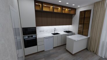 Sifarişlə mətbəx mebeli: Sifarişlə mətbəx dəsti, Özü çəkən petlələr, MDF, Kredit yoxdur, Pulsuz çatdırılma, Ödənişli çatdırılma, Rayonlara çatdırılma — 30