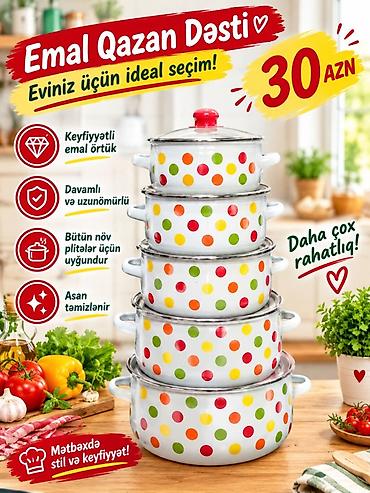 emsan meyve qabi: Qazan, rəng - Ağ — 1