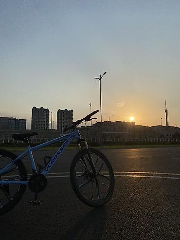 Velosipedlər: Crosser dağ/şosse tipli velosiped - Rəng: açıq mavi (mavi qara — 1