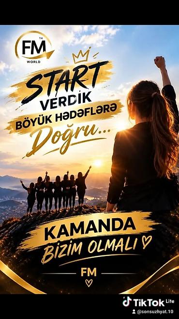 part time online is elanlari: FM Network – onlayn komanda işi və inkişaf platforması Təsvir: - FM — 2