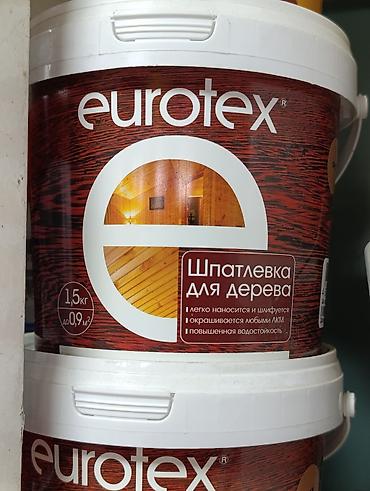 Шпатлевка для дерева Eurotex, 1,5 кг Назначение: - Выравнивание и
