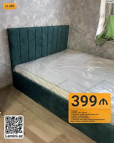 Ev üçün mebel: LA MINI model çarpayı - Ölçülər: 160 × 200 sm - Başlıq: Şaquli — 1