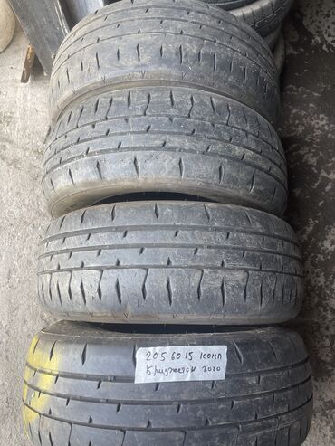 Шины: Шины 205 / 60 / R 15, Лето, Б/у, Комплект, Легковые, Япония, Bridgestone