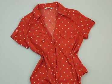 czerwona bluzki z różą: Shirt, XS (EU 34), condition - Very good