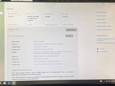 Masaüstü kompüterlər və iş stansiyaları: Masaüstü Kompüter Stabil, səssiz və problemsiz işləyən sistem. Ev — 10