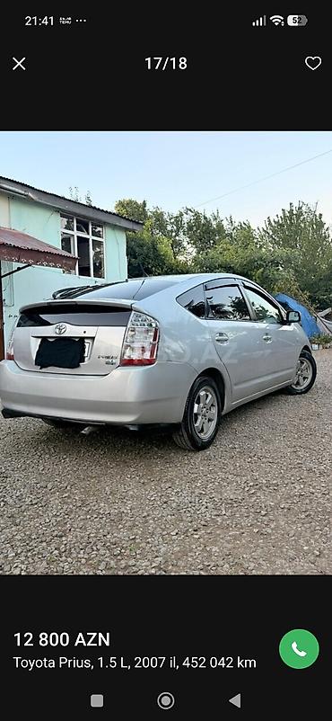 toyota prius kapot: Toyota Prius: 1.5 l | 2007 il Hetçbek — 3