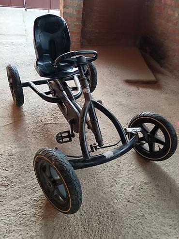 plasticne kucice: Dečiji go-kart na pedale BERG Buddy (crni) U odličnom stanju - — 1