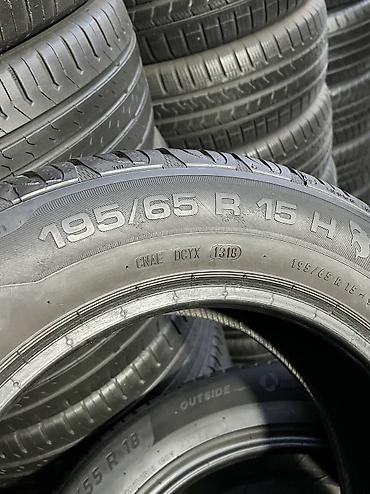 15 ключ: Шины 195 / 65 / R 15, Лето, Б/у, Пара, Франция, Continental — 4