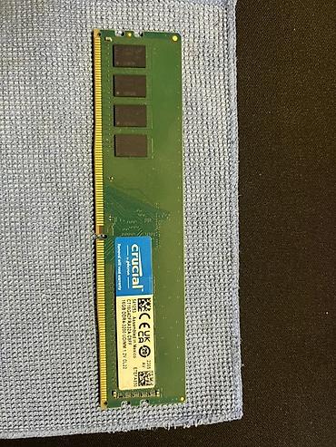 notbuk ekran: Crucial 16GB DDR4 Desktop RAM - Model: CT16G4DFRA266 (etiket üzrə) - — 2