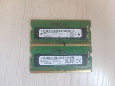 Оперативная память (RAM): Оперативная память, Б/у, Micron, 8 ГБ, DDR4, 3200 МГц, Для ноутбука